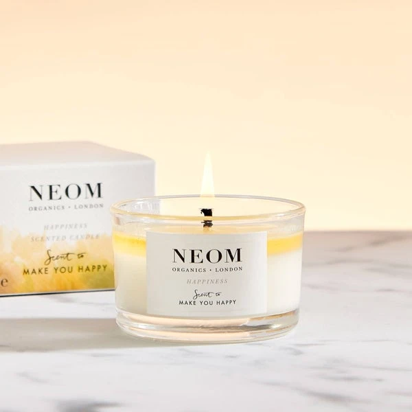 NEOM Happiness Scented Travel Candle 3 NEOM Happiness Scented Travel Candle - Image 3