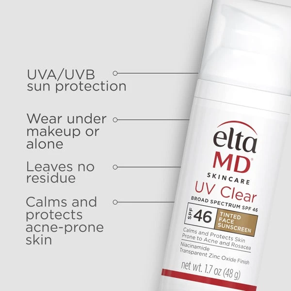 EltaMD UV Clear Tinted Broad-Spectrum SPF46 3 EltaMD UV Clear Tinted Broad-Spectrum SPF46 - Image 3