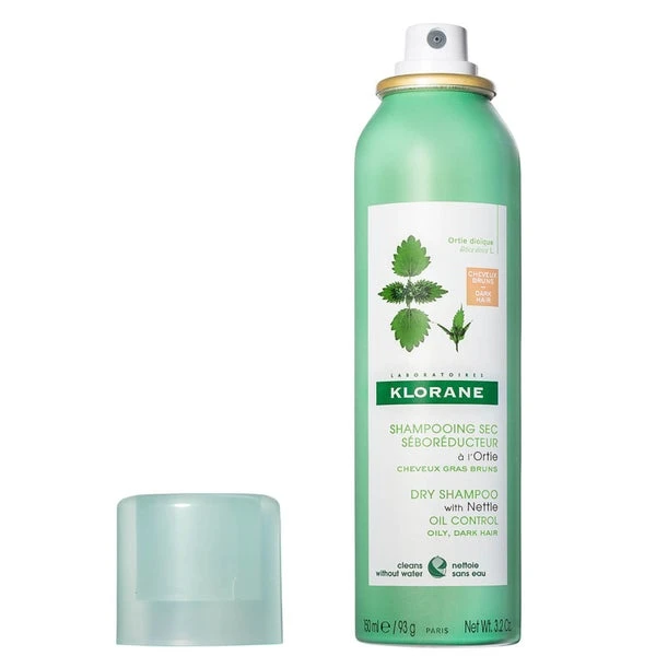 KLORANE Purifying Tinted Dry Shampoo With Nettle For Oily Brown-Dark Hair 150ml 2 KLORANE Purifying Tinted Dry Shampoo With Nettle For Oily Brown-Dark Hair 150ml - Image 2