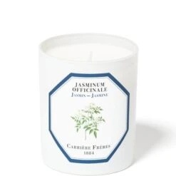 Carrière Frères Scented Candle Jasmine - Jasminum Officinale - 185 G