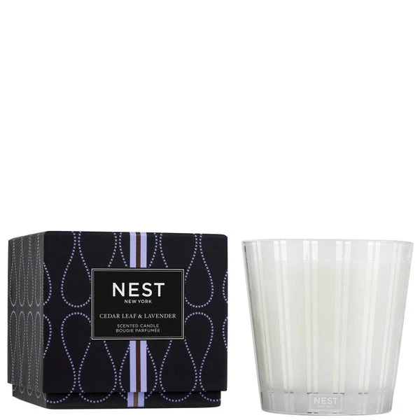NEST New York Cedar Leaf And Lavender 3-Wick Candle 600g 1 NEST New York Cedar Leaf And Lavender 3-Wick Candle 600g