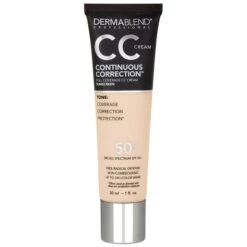 Dermablend Continuous Correction Tone-Evening SPF50+ CC Cream 1 Fl. Oz