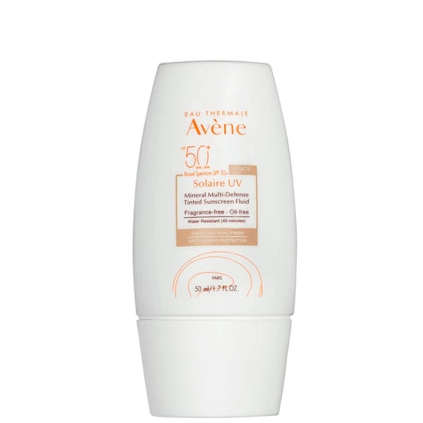 Avène Avene Solaire UV Mineral Multi-Defense Tinted Sunscreen Fluid SPF 50+ 1.7 Fl. Oz. 1 Avène Avene Solaire UV Mineral Multi-Defense Tinted Sunscreen Fluid SPF 50+ 1.7 Fl. Oz.