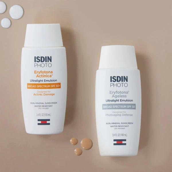 ISDIN Eryfotona Ageless Ultralight Tinted Mineral SPF 50 Sunscreen 3.4 Oz 8 ISDIN Eryfotona Ageless Ultralight Tinted Mineral SPF 50 Sunscreen 3.4 Oz - Image 8