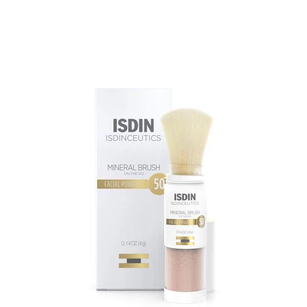 ISDIN ISDINCEUTICS Mineral Brush 100% Mineral Powder Matte Finish With Zinc Oxide 0.14 Oz 1 ISDIN ISDINCEUTICS Mineral Brush 100% Mineral Powder Matte Finish With Zinc Oxide 0.14 Oz
