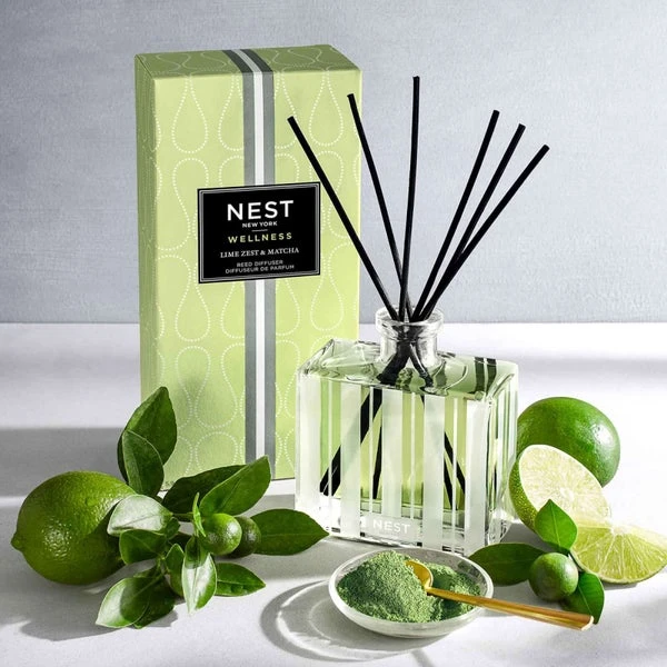 NEST New York Lime Zest And Matcha Reed Diffuser 175ml 2 NEST New York Lime Zest And Matcha Reed Diffuser 175ml - Image 2