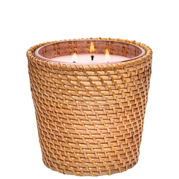 NEST New York Rattan Himalayan Salt And Rosewater 3-Wick 600g 2 NEST New York Rattan Himalayan Salt And Rosewater 3-Wick 600g - Image 2