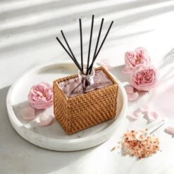 NEST New York Rattan Himalayan Salt And Rosewater Reed Diffuser 175ml -Estee Lauder Sales Store 14238481 1405023677357849