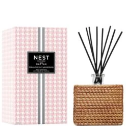 NEST New York Rattan Himalayan Salt And Rosewater Reed Diffuser 175ml